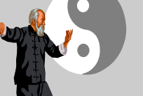 Yin Yang Tai Chi master